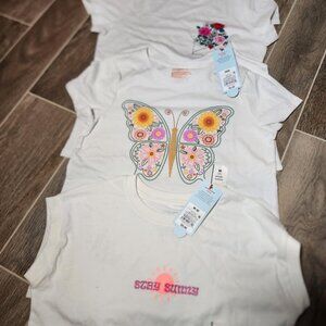 3-piece girls' blouses size 8